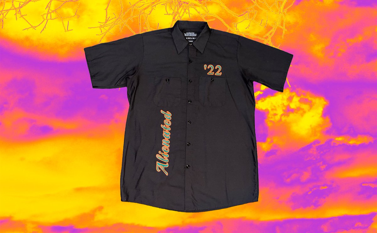 AlienatedAttire's tweet photo. ALIENATED…IN THE HEAVENS. Graphic tee, work shirt, hat, and sticker packs! MONDAY AUGUST 1st, 2022. ☁️🌤☁️ https://t.co/5Gmpivlrwz