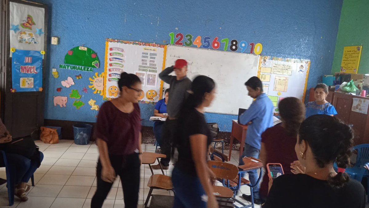 Capacitación a equipo departamental de educación inicial en pautas para la práctica pedagógica a partir del juego como una estrategia de aprendizaje. 
#Nicaragua 
#4319FuerzaDeVictorias