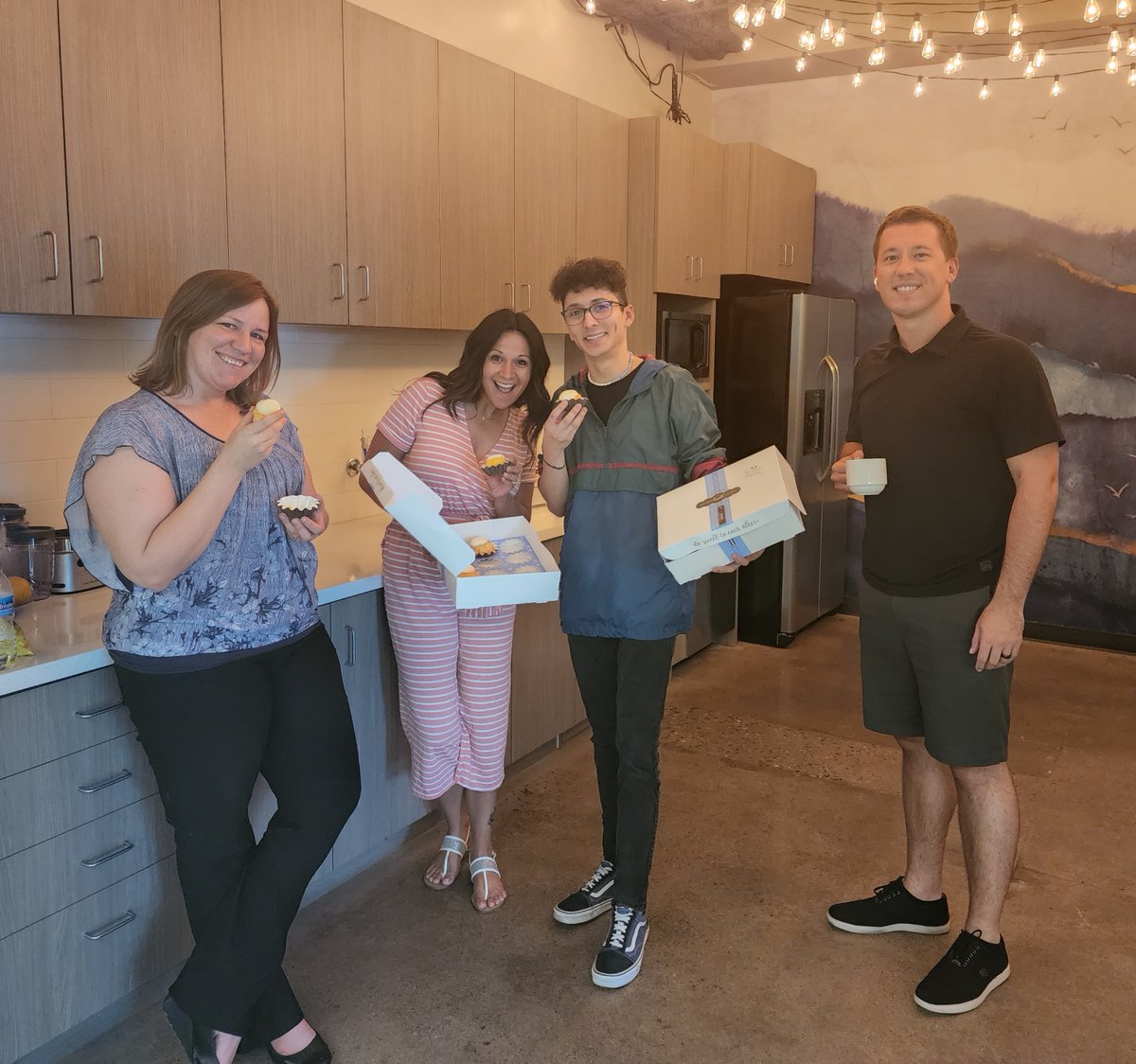 A big thank you to <a href="/scottsdalerecov/">SCOTTSDALE RECOVERY</a> for surprising us with bundt cakes on this rainy afternoon! As you can see, they went fast.