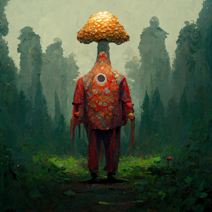 mushvisuals's tweet photo. The mush rush begins 🍄
#pfp #mushroom #mushrush #shrooms #mushrooms #midjourney #newpfp #newprofilepic #art #aiart #discodiffusion https://t.co/b06yG2Jt3j