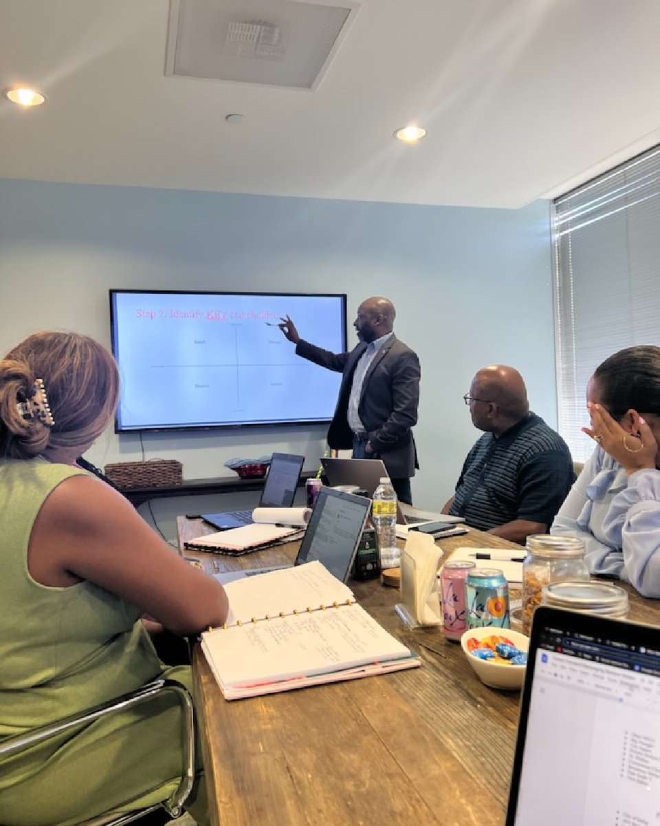 We are super excited to be working with our new client, Forest Forward! Earlier this week, Shawn Williams lead a messaging session at the Allyn Media offices.