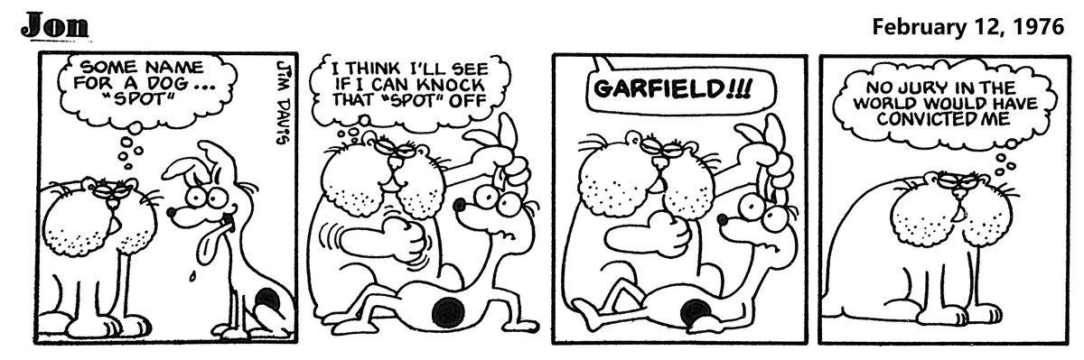 DailyJonComics's tweet image. It's Daily Jon Time! #Jon #JonArbuckle #garfield #JimDavis #Pendleton #Indiana #comic #comicoftheday