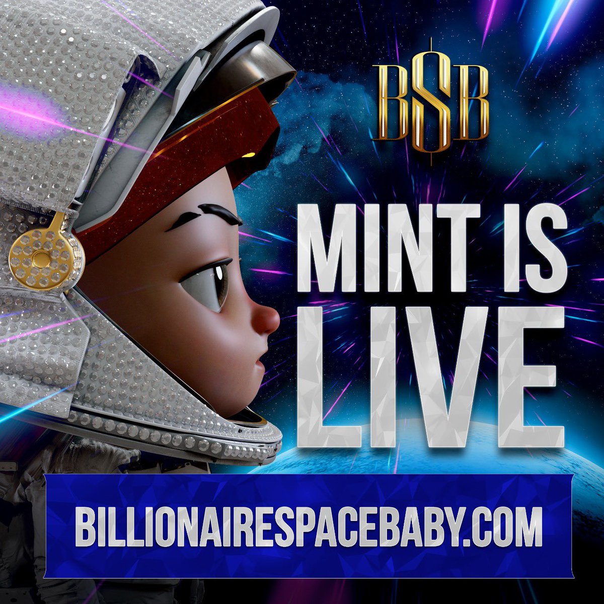 ‼️PUBLIC MINT IS LIVE‼️

Billionairespacebaby.com