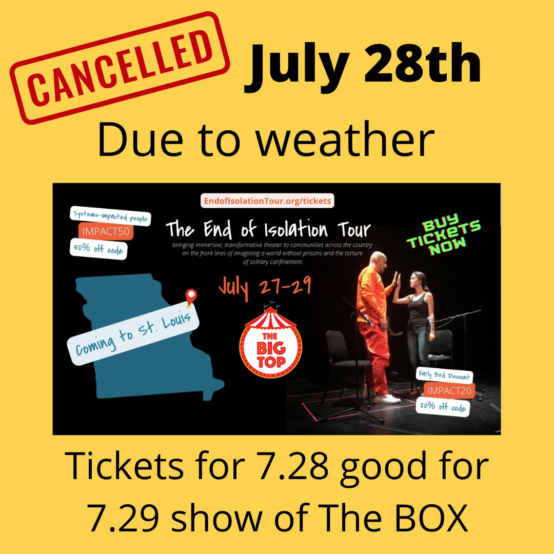 End of Isolation National Tour tweet media