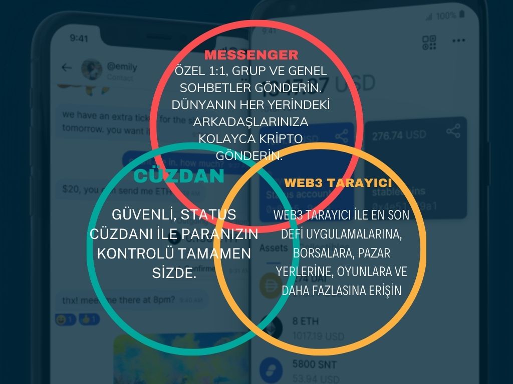 #snt  #status  #ethereum #sosyal #messenger #kripto