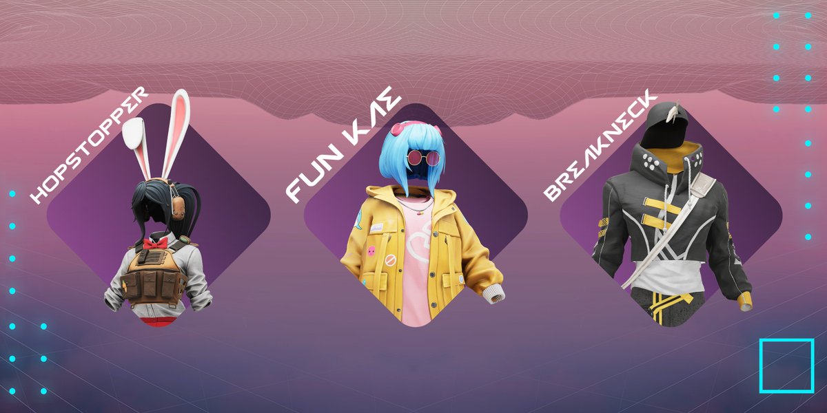 projectkyzen's tweet photo. Our crafty merchant Vogue is stocking up! Check out the 3 new outfits collectible inside of @projectkyzen 👀:

Hopstopper
Fun Kae
Breakneck

🔁Quote Tweet this post with your favorite of the 3 &amp; tag @projectkyzen. You could win a HEROIC Key (~0.49 ETH) Details 👇
#NFTs #anime https://t.co/Fmo0xovEcY