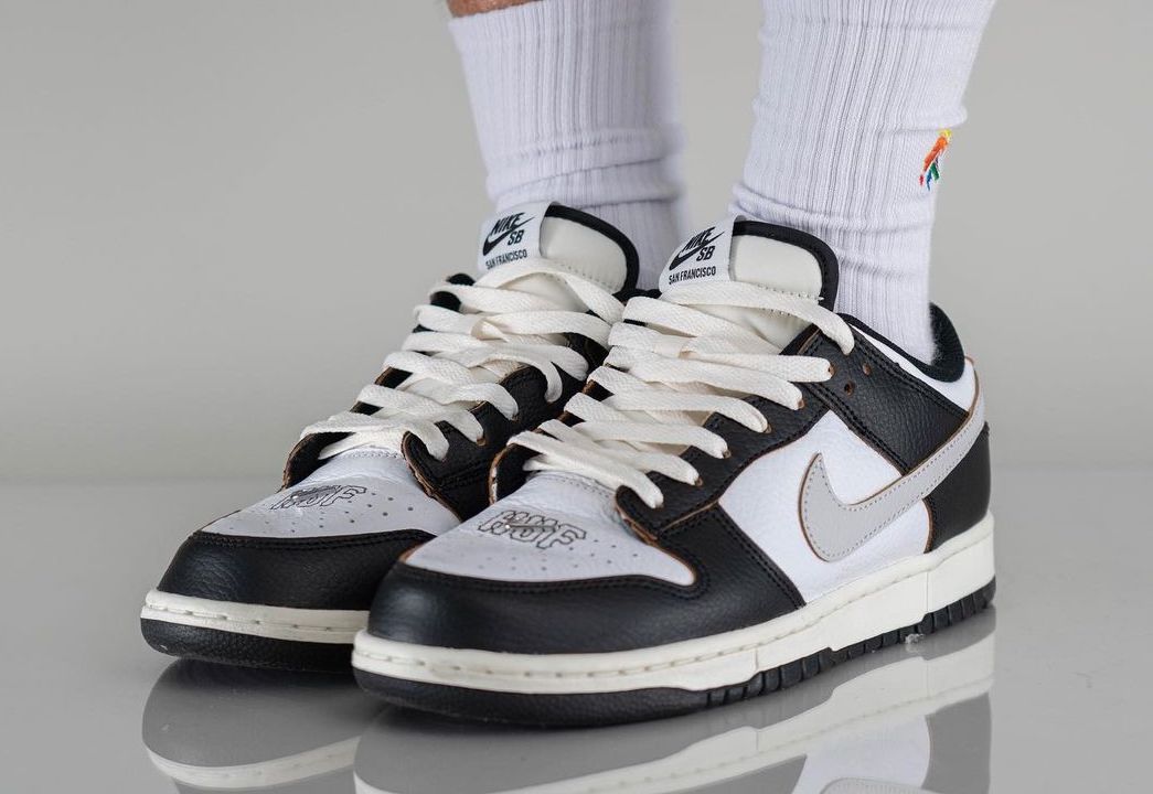 nike dunk sb low on feet