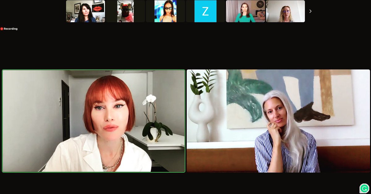 What a privilege to be part of this zoom meeting. 🙏🏻 “Things don’t happen in a day. You have to make mistakes to learn.” Sarah Harris, Vogue Deputy Editor and Fashion Director of British Vogue. #vogue #voguemagazine #voguelondon #zoom #model