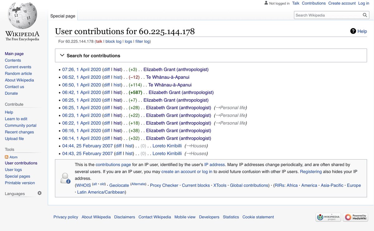 5Eyes_insider's tweet photo. @EatZeBugzz @EudaimoniaEsq Wikipedia is a joke
When @leonardjcohen can declare themselves a ‘notable person’
From their own house
Using an ip address only used to edit information about their immediate family
#deadbro https://t.co/lVP33Pu2v4