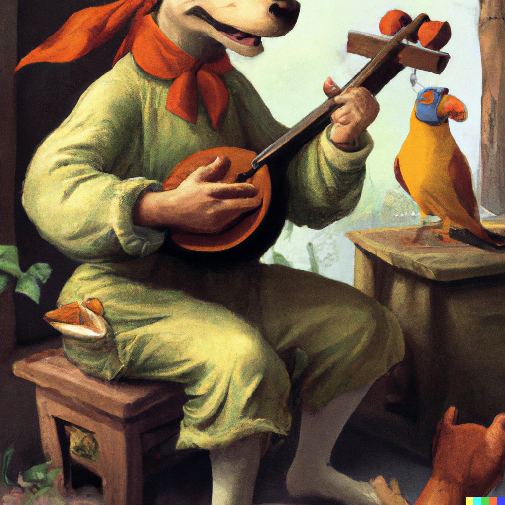MattSchanuel's tweet photo. Banjo-Kazooie, by Johannes Vermeer #dalle https://t.co/ZrBAG52WRV