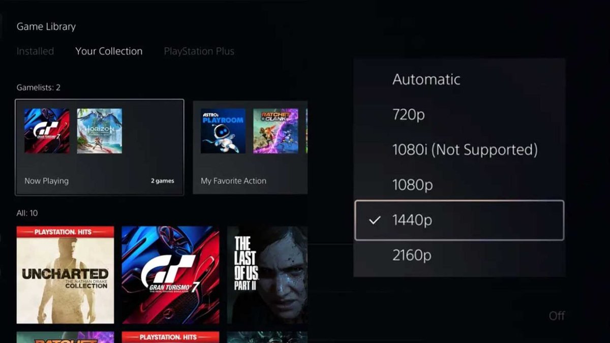 RT @PressStartAU: The New PS5 System Update Adds Folders And 1440p Support https://t.co/7ypzgYRXdp https://t.co/BhOiqnMW8j