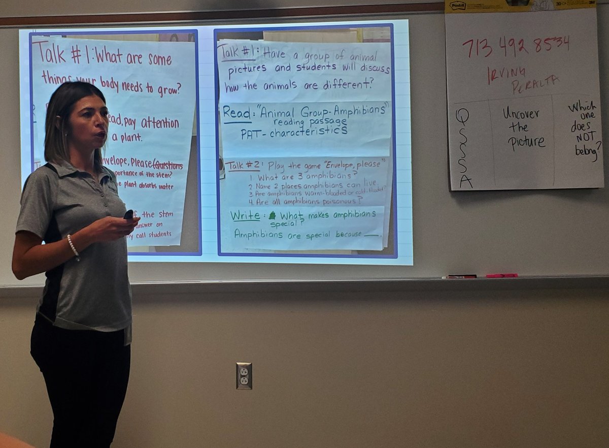 BeatyNH1920's tweet photo. Starting the year off right, planning opportunities for students to write and have structured conversations in math and science. #plan4success #Seidlitz7steps   @AlvinISD_EL https://t.co/XczEBoLwIh