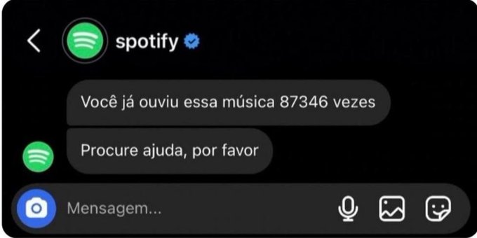 jem_jd's tweet image. O Spotify me mandando mensagem semana quem vem #ÉSimplesAssim