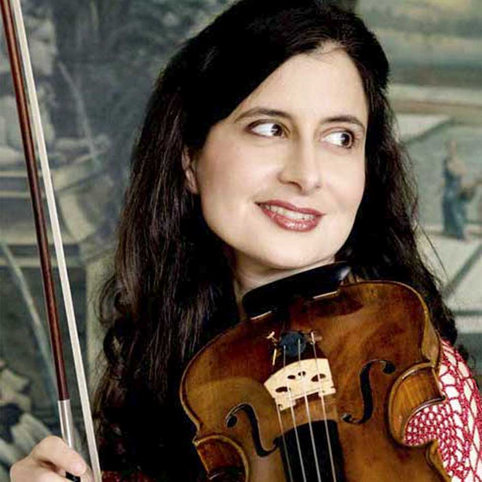 BVF violinist Ariadne Daskalakis's career takes her around the world playing modern and baroque violin and mentoring young professional musicians. She will be performing at all four of our major concerts this year.