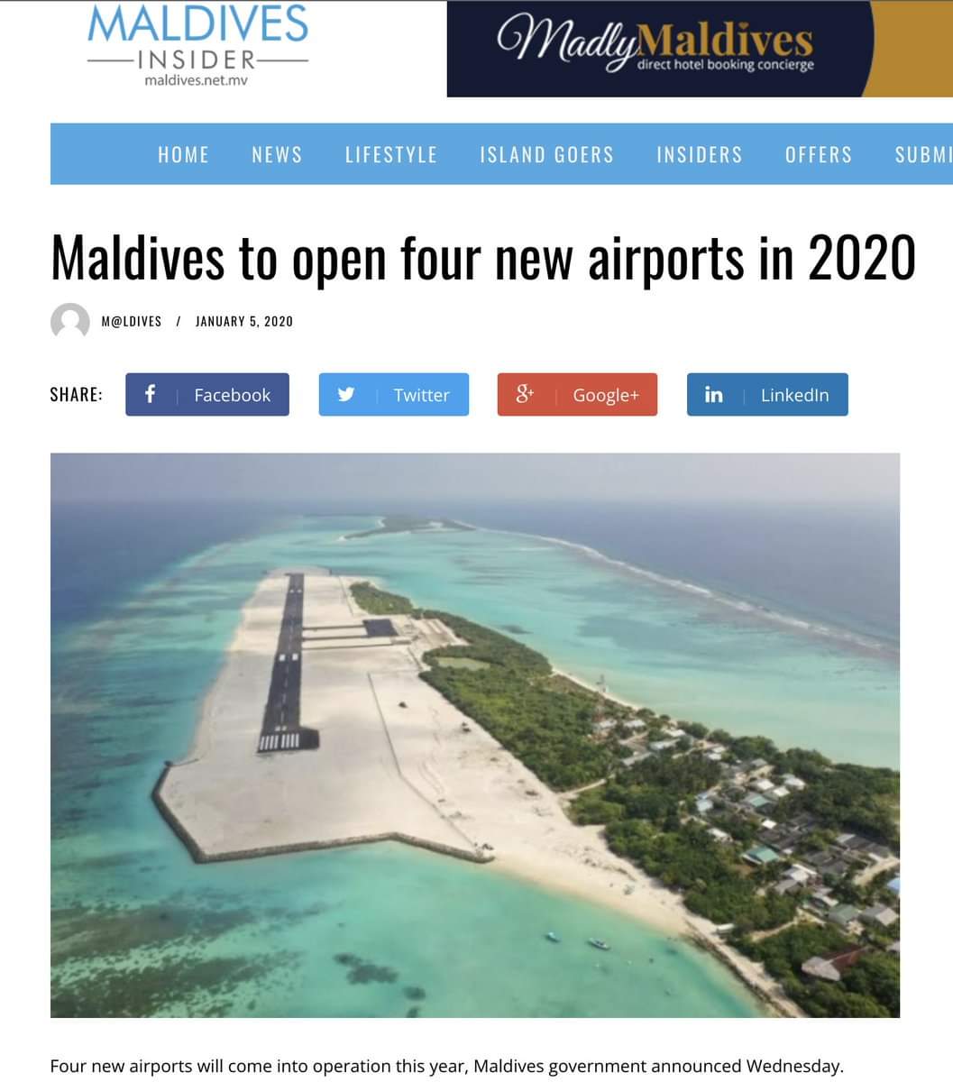 BlizM9's tweet photo. "Maldives: A gradual rise in sea level is threatening to completely cover this Indian Ocean nation... in the next 30 years."

-The Canberra Times, 1988

#Catastrophizing
#ClimateChangeIsAMyth https://t.co/QJZDc16B9a