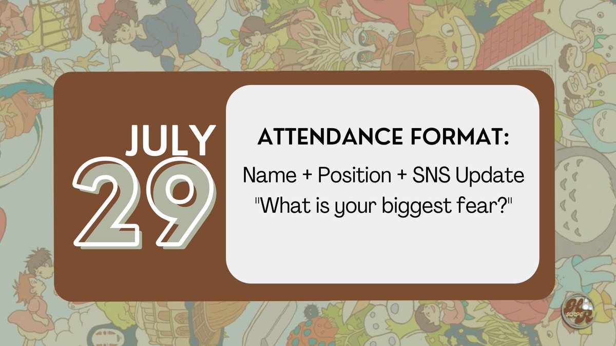 ㅤ
️
       ʚ KAPE ATTENDANCE.⠀ ☕ ɞ

        The attendance will only be
         valid until 1O:OO pm only.

️