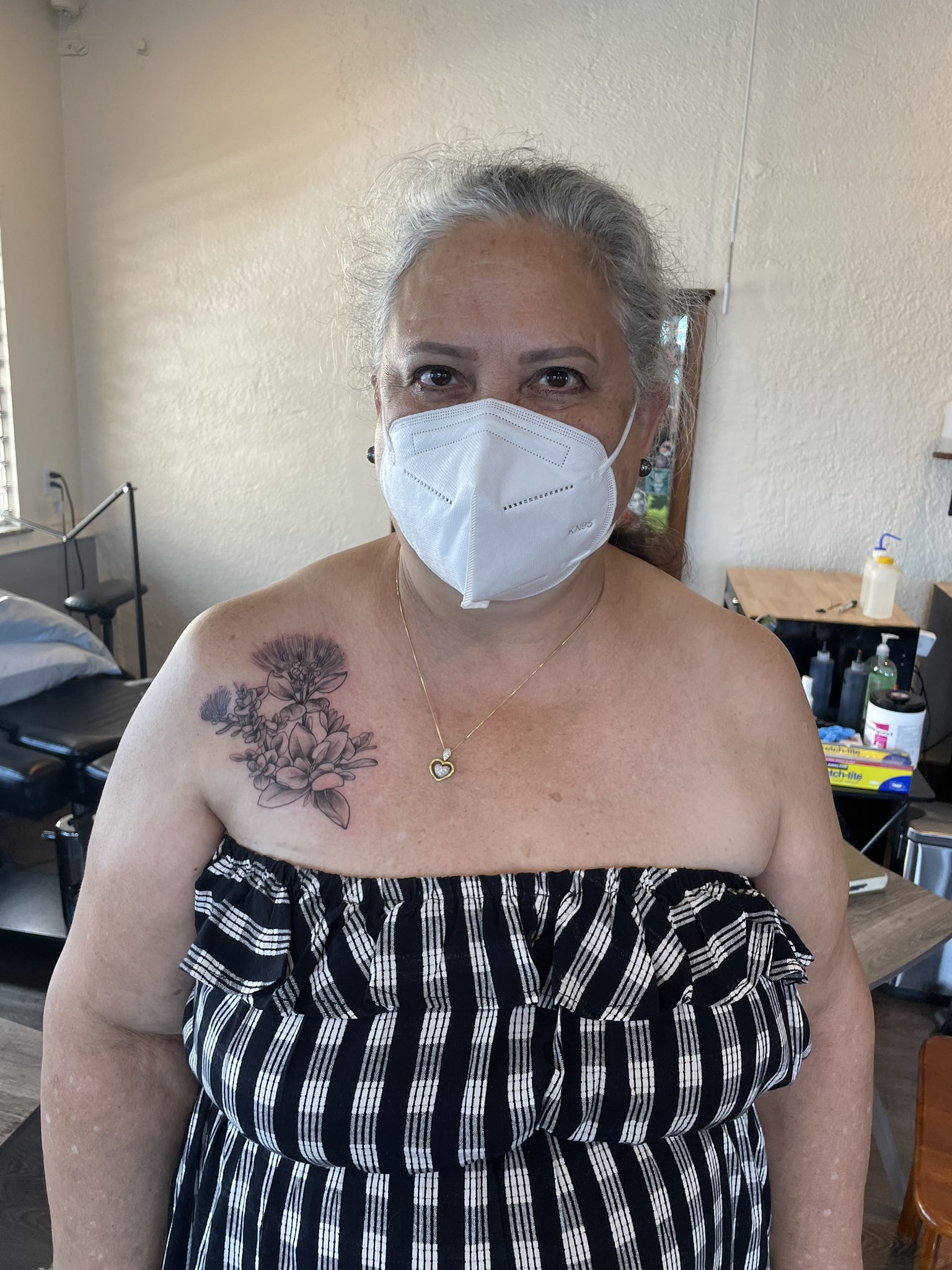 Washington grandmother has bra tattoo after mastectomy