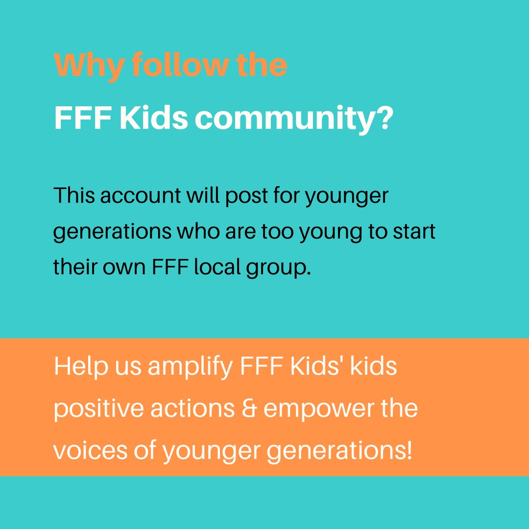 🙌🏾 Join the FFF Kids community by joining the forum at kids.fridaysforfutureusa.org

🌏 Follow our other social media sites
Twitter: x.com/fffus_kids
YouTube: fffutu.re/KidsYoutube
Facebook: facebook.com/fffuskids