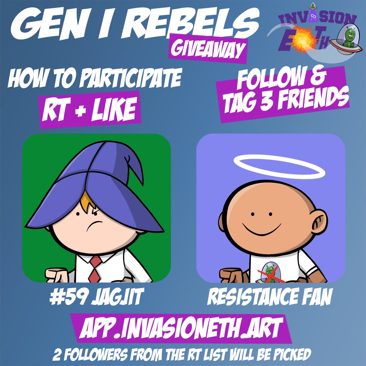 ☘️ FREE NFT GIVEAWAY ☘️

🏆 2 x NFTs

1️⃣ Follow <a href="/InvasionEth/">Invasion Eth</a> &amp; @GracePromoNFTs
2️⃣ ♥️&amp;RT 
3️⃣ Tag Friends

⏰48hrs 

#NFTCommunity #NFTGiveaway #NFT #NFTs #NFTProject #NFTGiveaways #NFTMarketplace