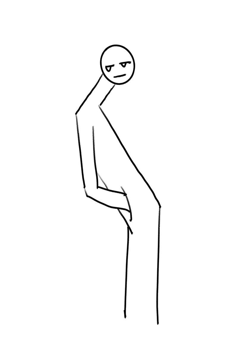 _danutza_'s tweet image. I call this “ The cool and skinny anime dude “ pose