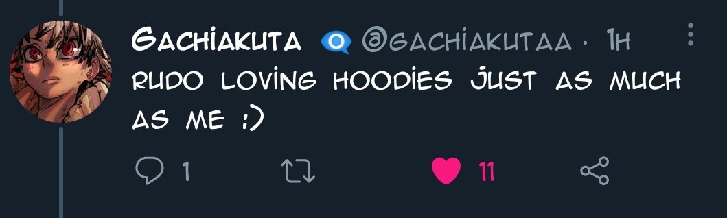 @gachiakutaa given me the idea he really love hoodies :) #ガチアクタ #gachiakuta