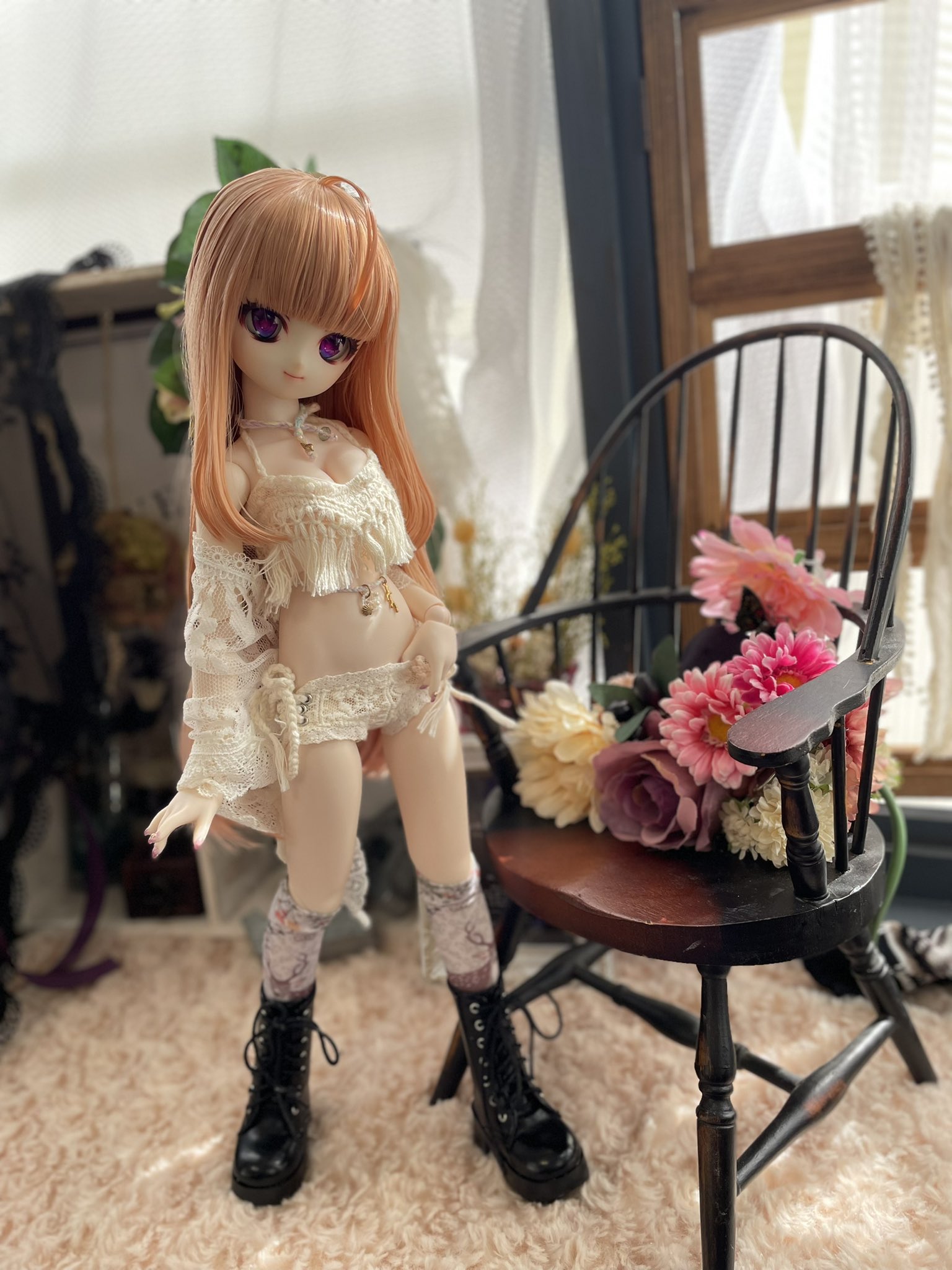格安人気 ラジカル様 F3版 MDD M胸+ ぷらす セミホワイト 桃胸 パーツ