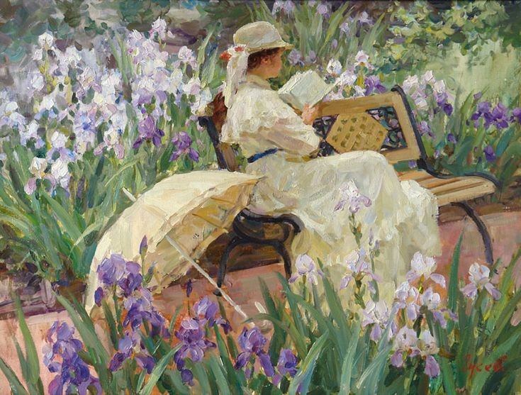 softdeIicacy's tweet image. ladies enjoying their time in paintings.