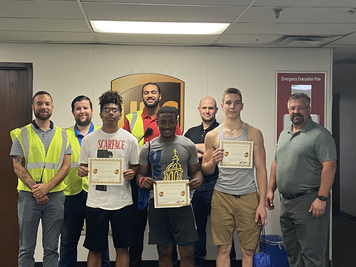 Congratulations to this week's Cornerstone Graduates. Awesome accomplishment guys. #UPSers