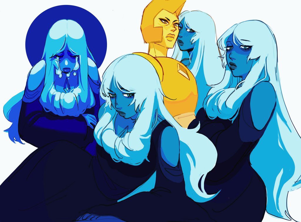 Steven universe blue diamond and yellow diamond shop