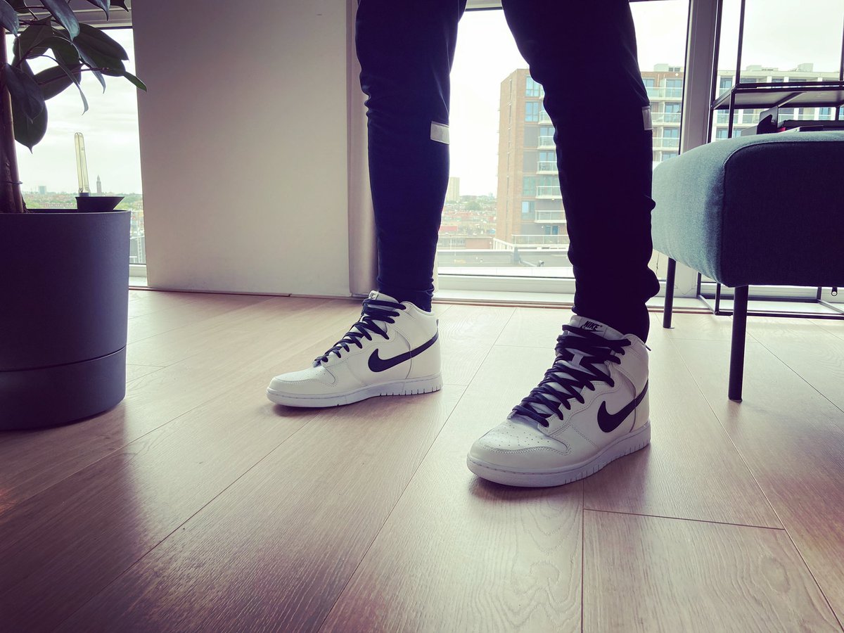 Bought myself some sweet sweet #NikeDunkHigh.