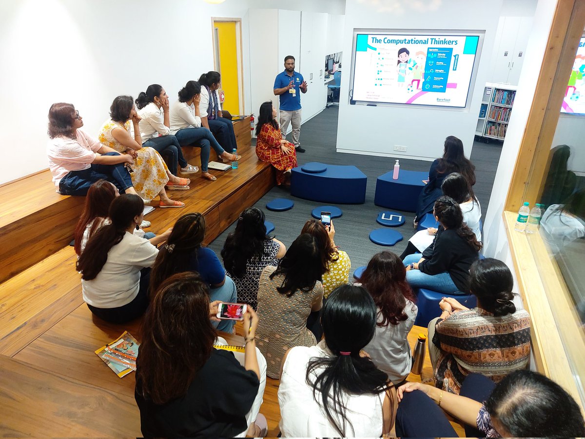 RiddhiGandhi20's tweet image. Computational Thinking just got better! Using the 4 pillars through unplugged engagements. Thank you @pradeeshvm and @MrSidney_EdTech for a super engaging session! 
@KarenMonteiro21 @ois_primary @nehaminda #LearningTechnology #computationalthinking #techteam