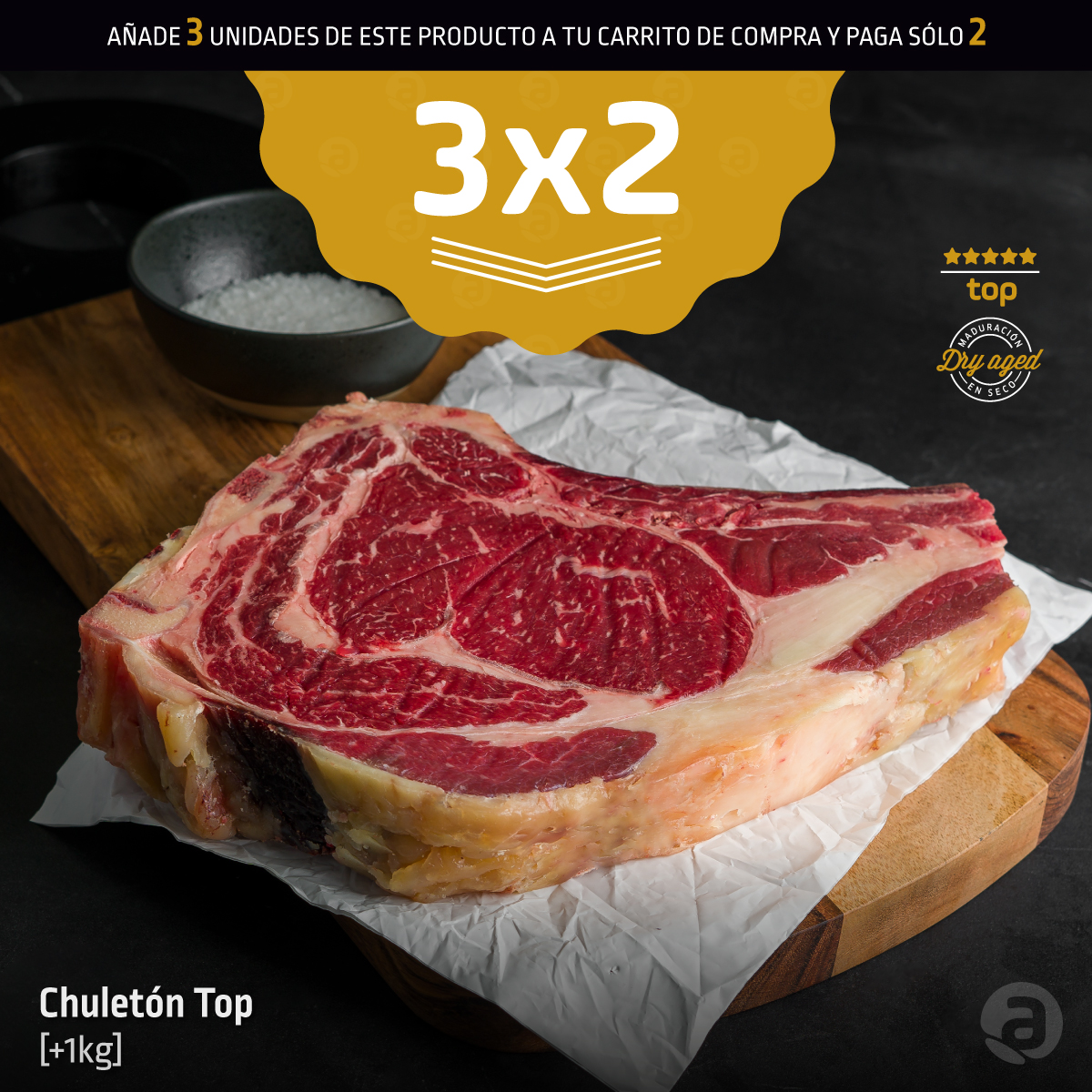 arcecarne_ofi's tweet photo. Ya está aquí la oferta que estabas esperando.
¡Llévate 3 chuletones top de 1kg y paga sólo 2! 🥳
¡Corre, que vuelan! 🚀
👉 https://t.co/88vTC2UijF
#arcecarne #meatbrothers #barbacoa #grill #parrilla #chuleta #chuleton #gourmet https://t.co/ZOEfDyp9V5