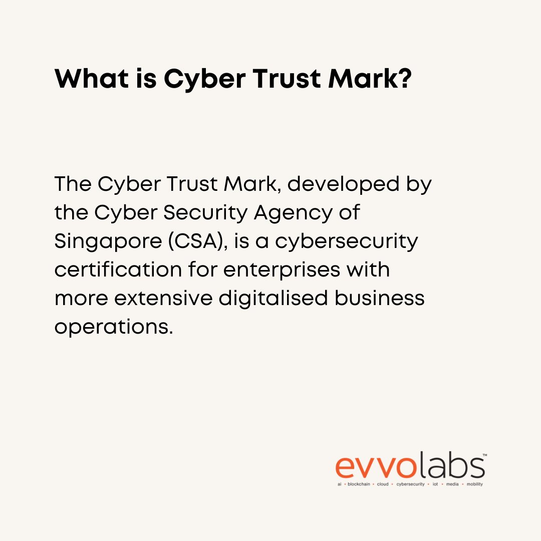 evvo_labs's tweet photo. Should you get CSA's Cyber Trust Mark? Here's why it matters for enterprises 👇

#evvolabs #byyoursdie #cybersecurity https://t.co/7DmNkowKAU