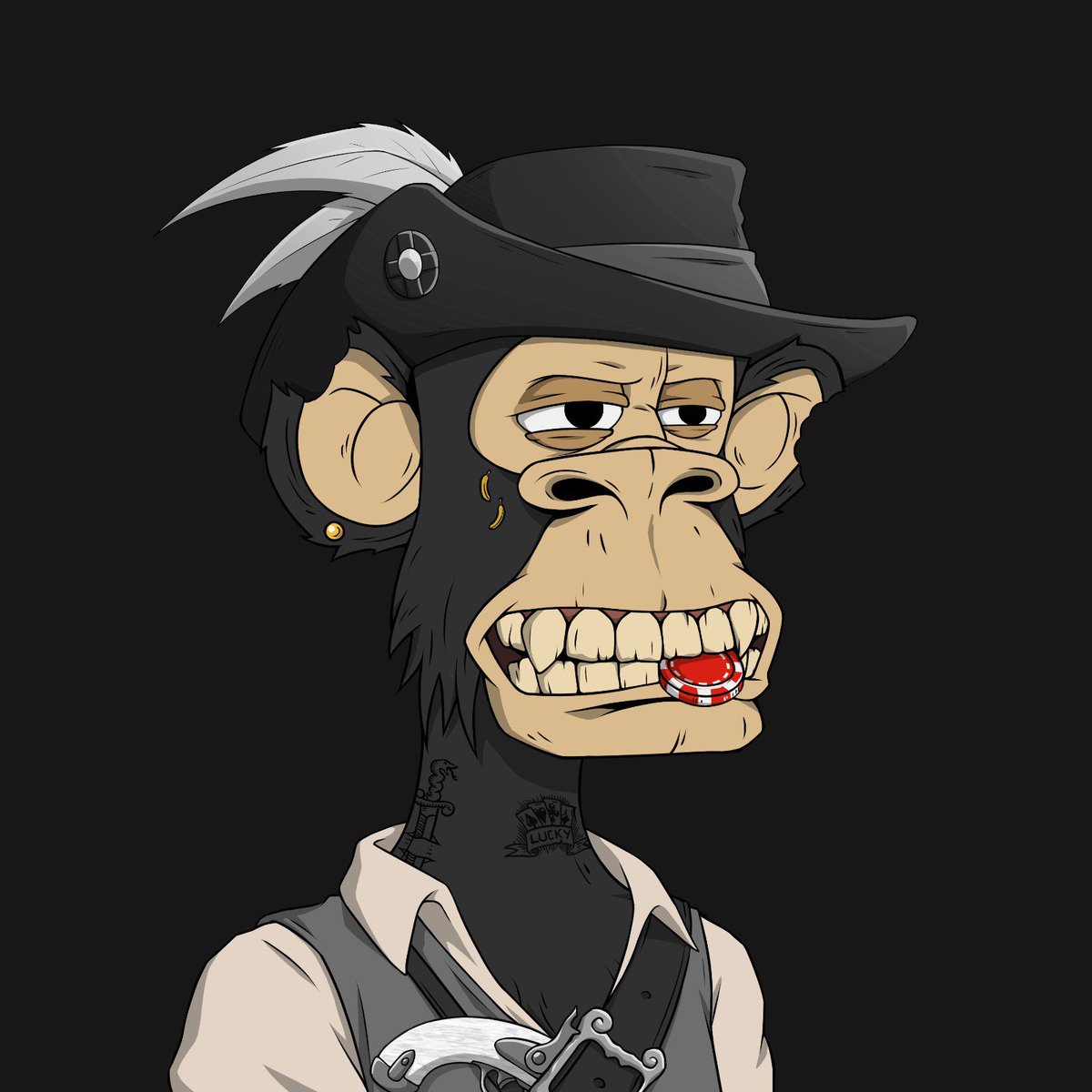 LilGubeat's tweet photo. 🏴‍☠️Be a great Ape poker night before the big mint! 🏴‍☠️ @BadApePirates #BAPC OO OO ARR AR https://t.co/jSepw4TL2I
