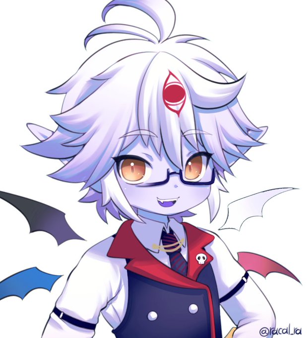 @NakohitoX The color of the feathers was wrong on the left and right side, I fixed it. Sorry🙇 