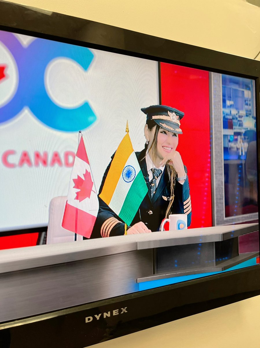ZoyaCaptain's tweet photo. Grateful to be on Voice of Canada on Awaz, most watched South Asian channel in Canada.Really
ecstatic to connect with the South Asian Community in 🇨🇦
It is my pride and honour to carry 🇮🇳 🇺🇳all across the cultures and countries 
#BharatKiBeti
#UdanPari
#GivingWingsToDreams https://t.co/3O6KmSLyZY