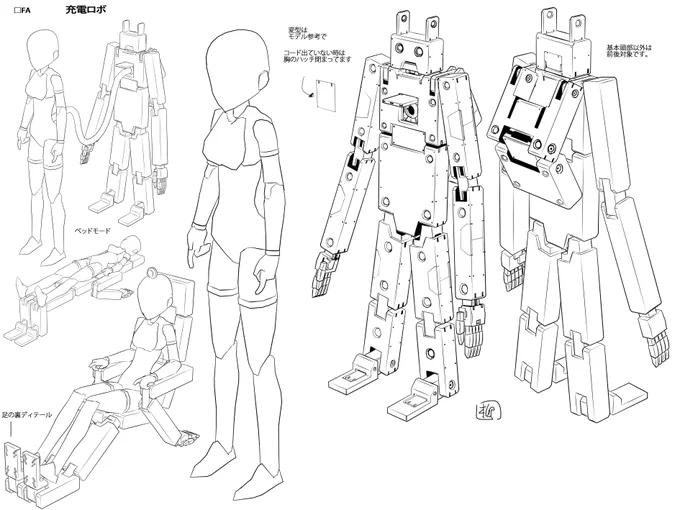 アニメ「フレームアームズ・ガール」でデザインした 充電くん がの全力!!メイキング に登場してるw本日7月29日(金)TBS 0時50分〜放送です。#全力メイキング #FAガール  