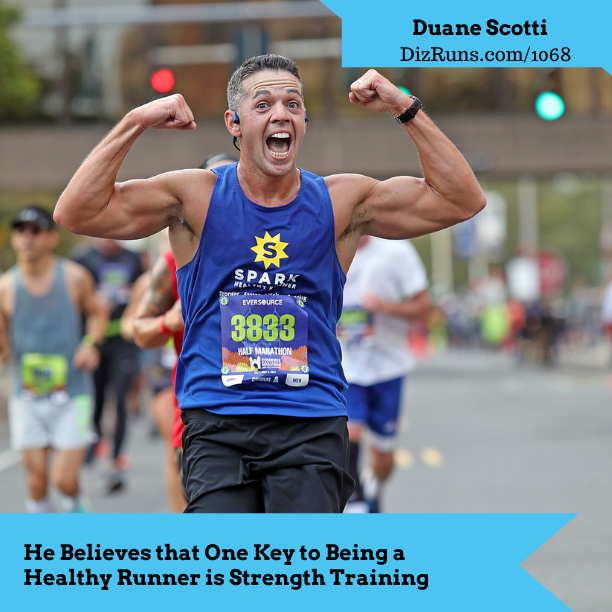 ICYMI:

Duane Scotti is of the belief that many common running injuries can be avoided.

The key to staying healthy as a runner? Strength training.

DizRuns.com/1068 or your podcast app of choice.

#runningpodcast #dizrunsradio