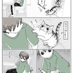 撫でて欲しすぎてこうなっちゃう？可愛すぎる猫の行動を描いた猫漫画!