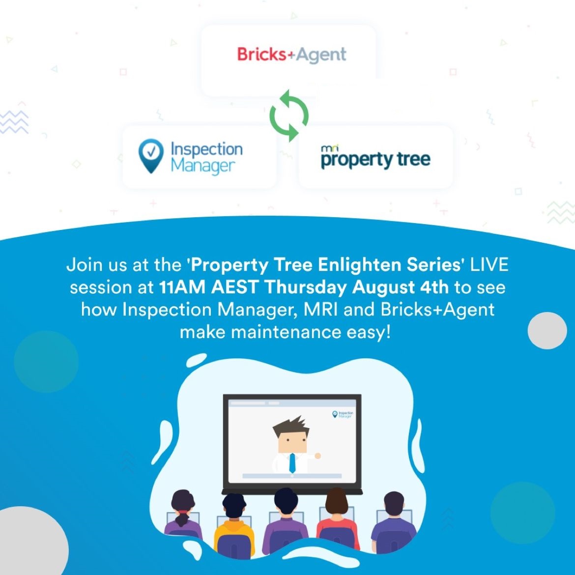 bricksandagent's tweet photo. Ever wanted to lodge maintenance issues identified whilst completing property inspections with the click of a button - no copy and paste - no manual work or effort - well we have you covered? 

Learn more at our upcoming webinar.

https://t.co/EvChUOvTxu https://t.co/sg70VyTVlE