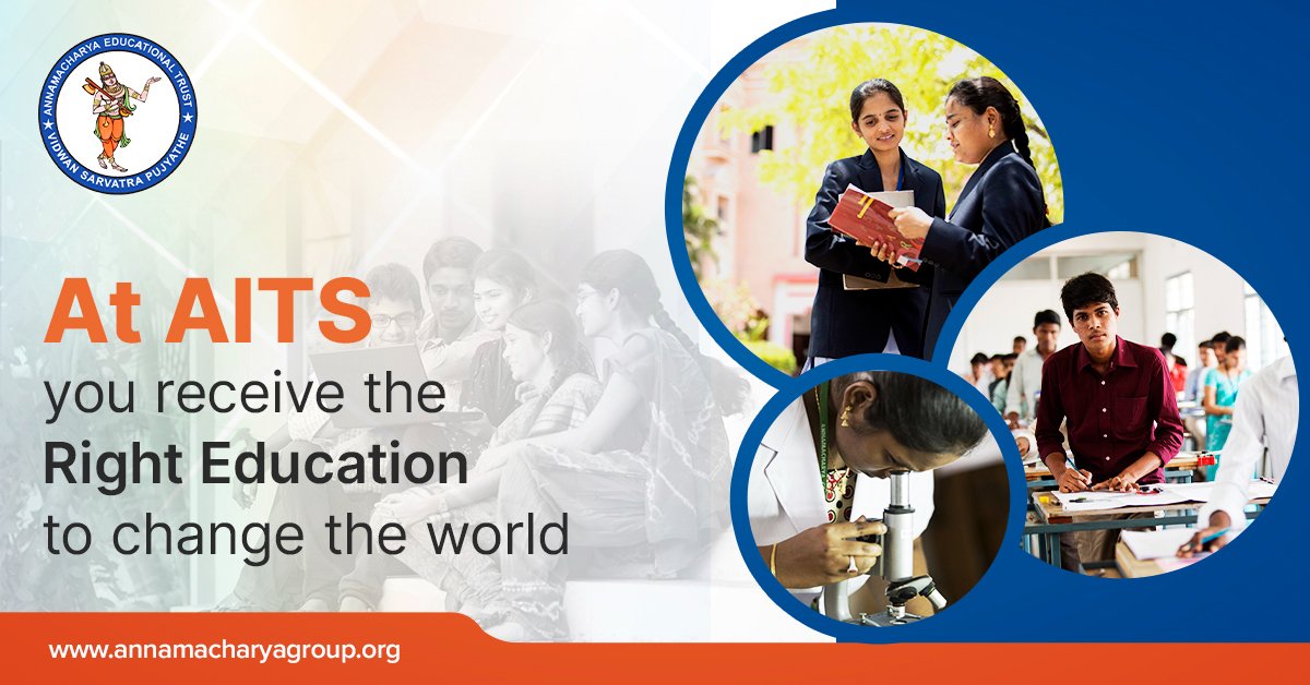 Annamacharya4's tweet photo. Quality knowledge at AITS gives you a different perspective of the world.
#btechcolleges #bestengineeringcolleges #admissionprocess #engineering #techstudents #engineeringstudents #btechlife #topcolleges #AITS https://t.co/1i7sHQ9erq