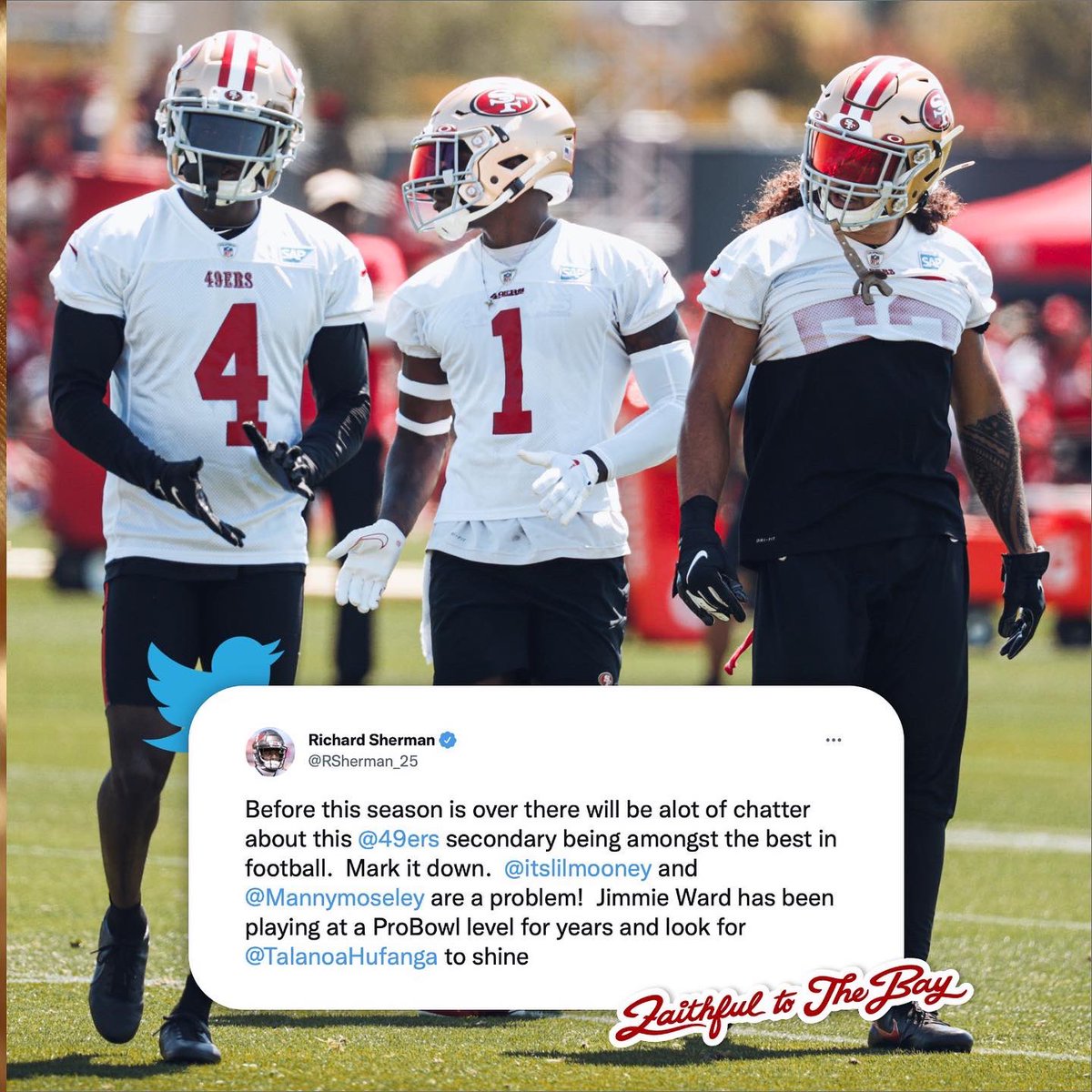 49ers's tweet image. Say it louder for the people in the back 👏

@RSherman_25