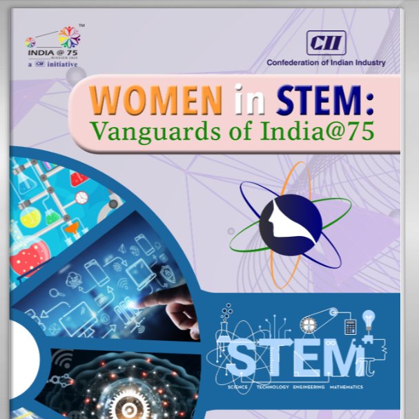 Our two women scientists - Dr. Munia Ganguli <a href="/mundel69/">Munia Ganguli</a> and Dr. Bhavana Prasher <a href="/BRPrasher/">Dr. Bhavana Prasher</a> featured in
#WomenInSTEM: #Vanguards of #India @ 75 <a href="/FollowCII/">Confederation of Indian Industry</a>

Read the flipbook here:
online.anyflip.com/sruan/adwe/mob…

<a href="/CSIR_IND/">CSIR, India</a>
