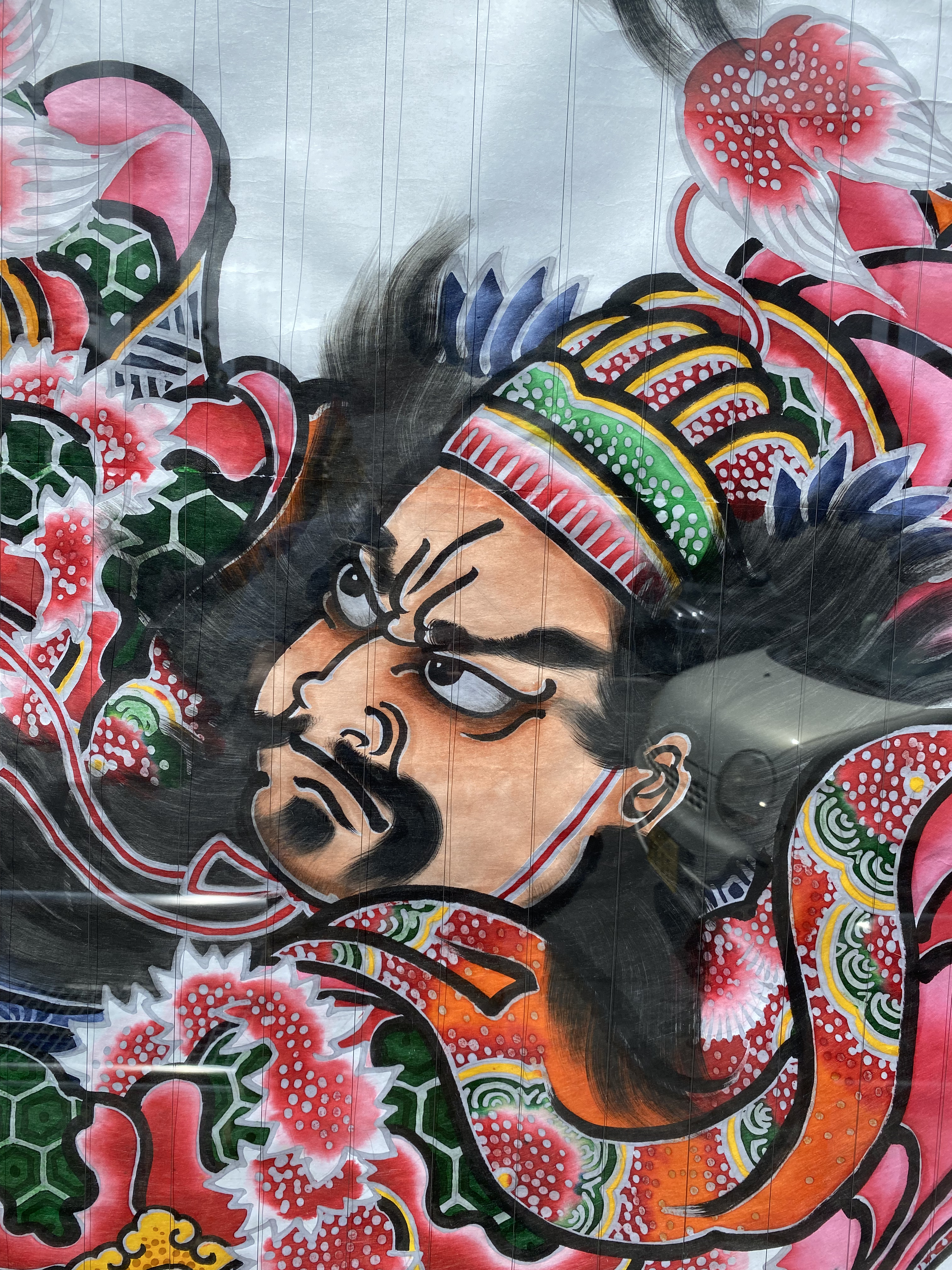 ねぷた絵　見送り絵　超大型　希少　原寸大 ねぷた絵 見送り絵 超大型 希少 原寸大 ねぷた絵 見送り絵 超
