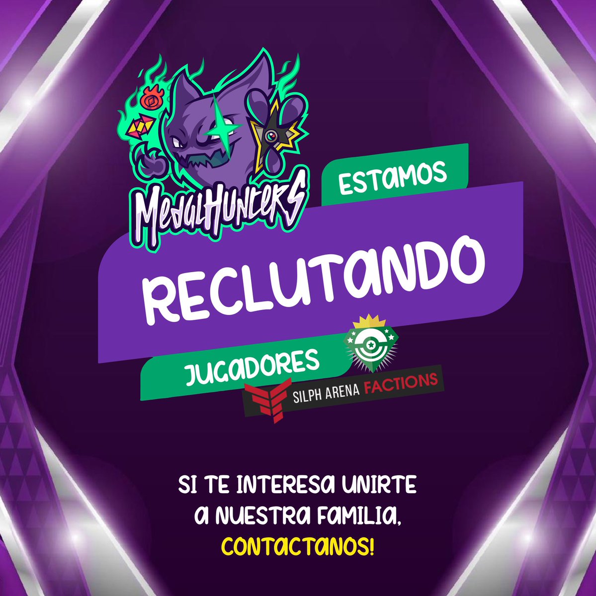 Seguimos buscando reforzarnos de cara a un nuevo ciclo en el rango Esmeralda 👀 envíanos un mensaje si te interesa 

#factions #battlers