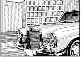 【今回がんばったのでちょっと見てほしいところ】
クラシックカーがんばって描いたよ! 
