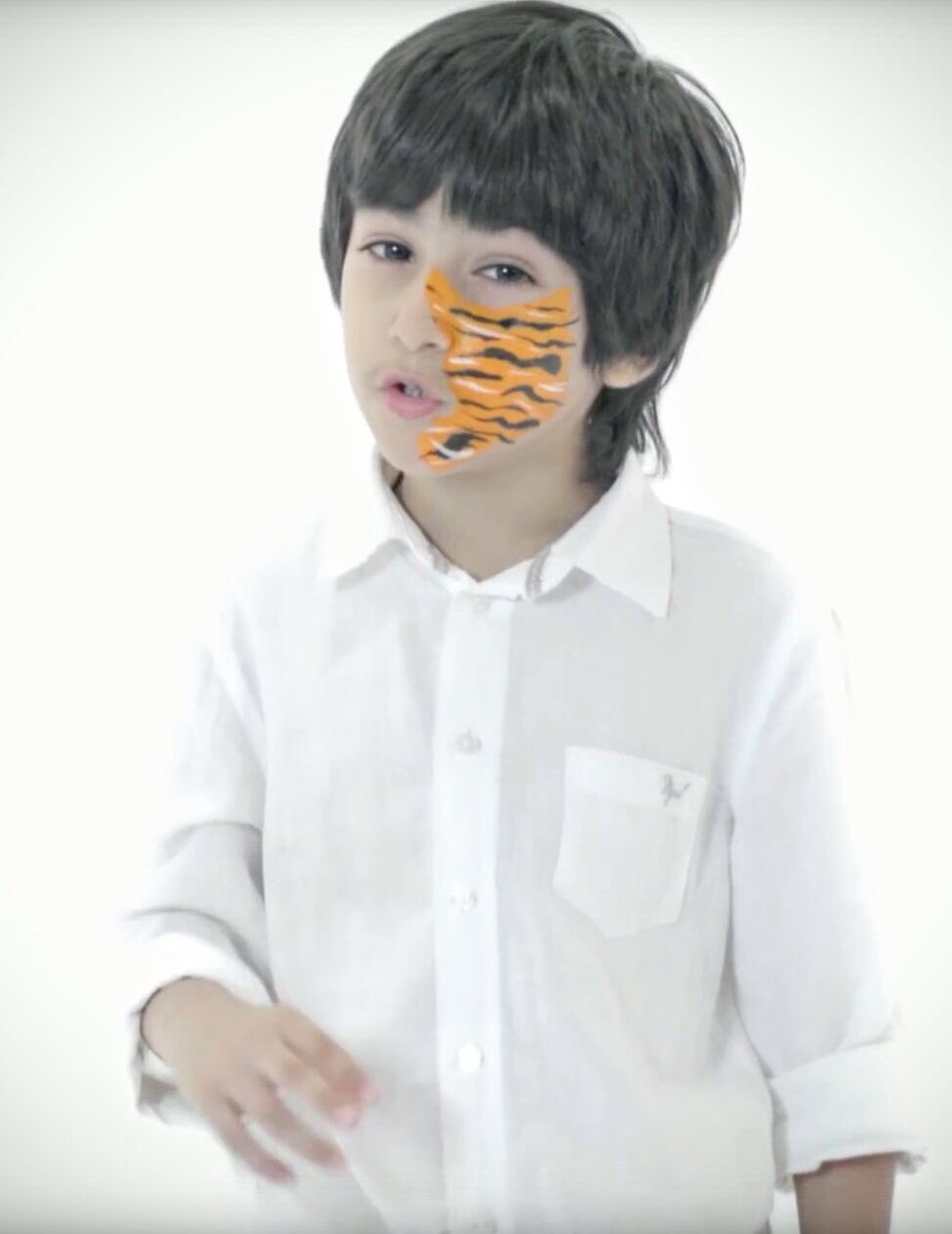 AyaanHashmiFC's tweet photo. #ThisDayThatYear - Ayaan's  first appearance on screen for #KidsForTiger 

#InternationalTigerDay #FlashbackFriday #AyaanHashmi https://t.co/XmZzV1U2VR