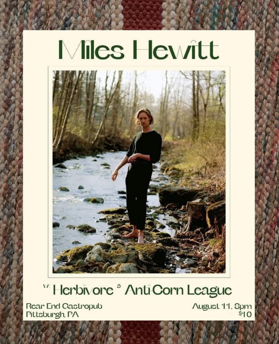 Aug 11th we're @ the Rear End Gastropub!