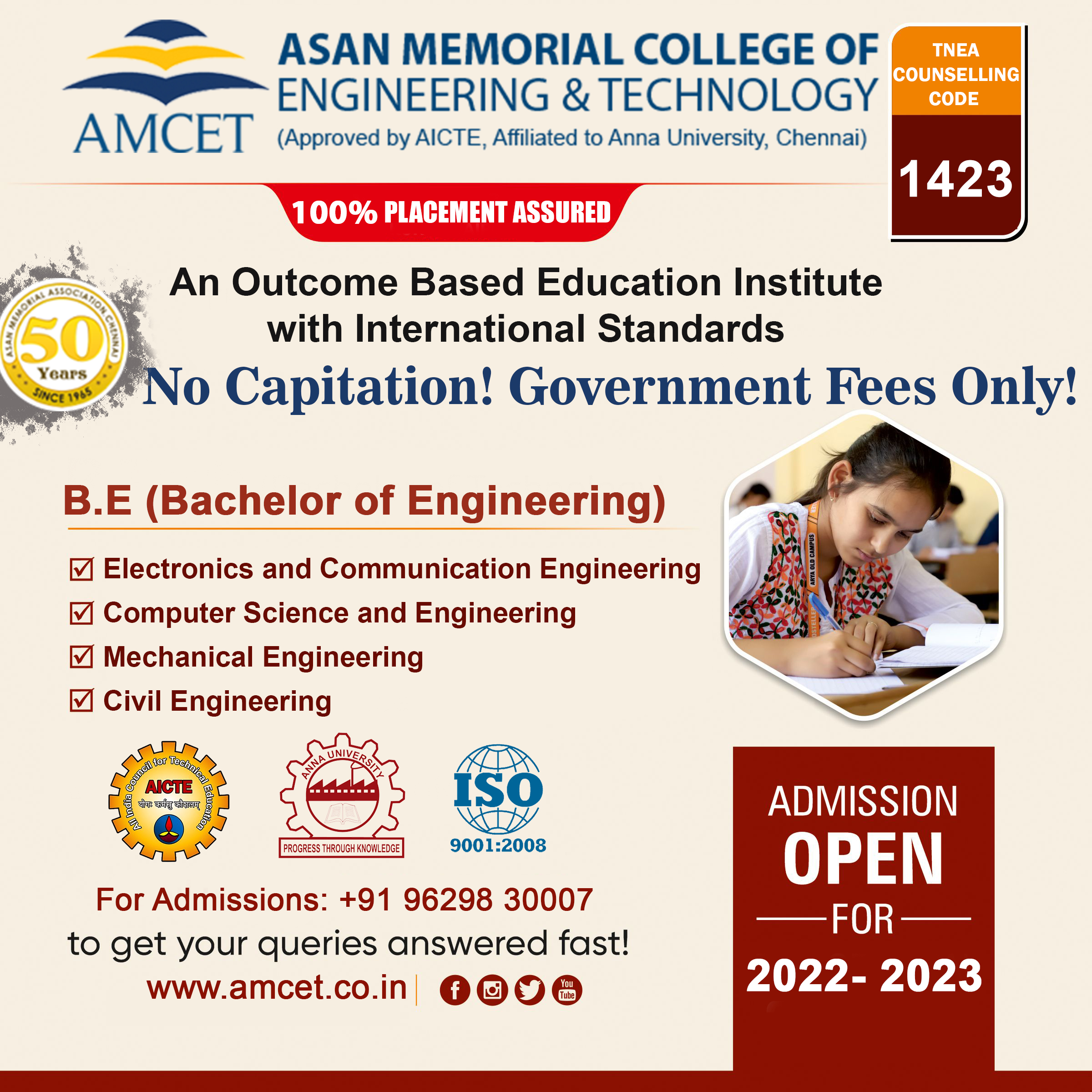 Asan Memorial College of Engineering & Technology (Asan_College) / Twitter