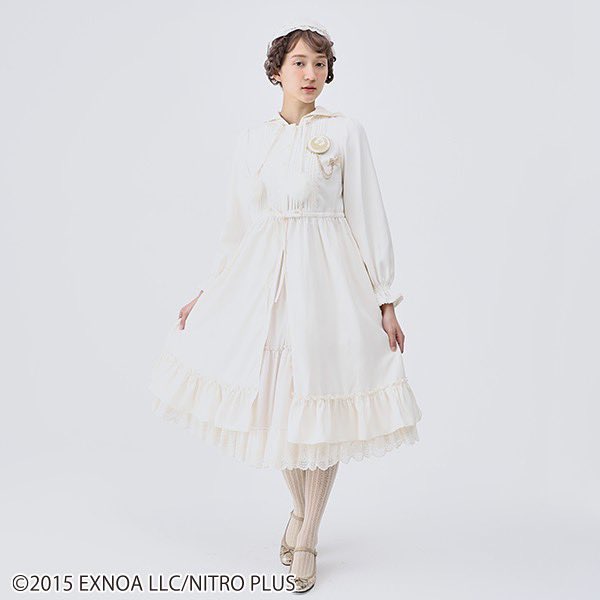 【新品タグ付】メロディバスケット×刀剣乱舞 鶴丸国永 ワンピース 白 Lサイズ Melody BasKetが【刀剣乱舞-ONLINE-】とのコラボアイテムを1月22日(金